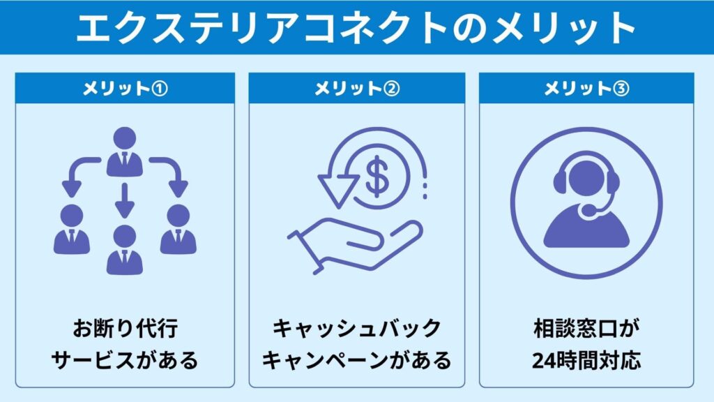 エクステリアコネクトのメリット