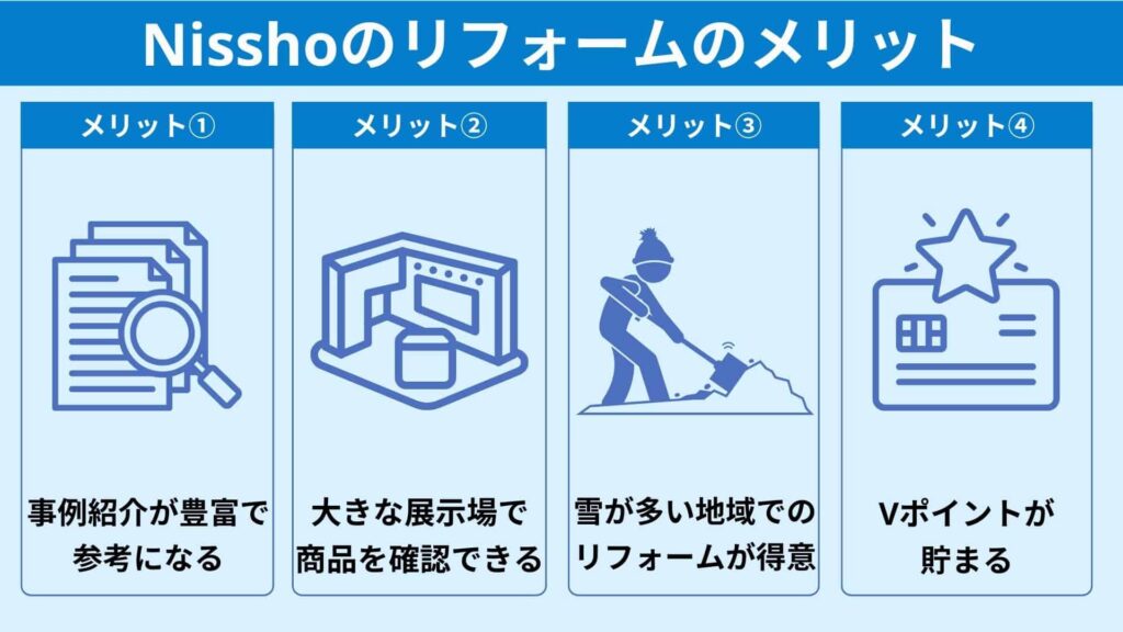 Nisshoのリフォームのメリット