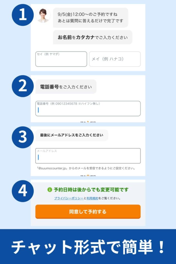 店舗で相談する場合②