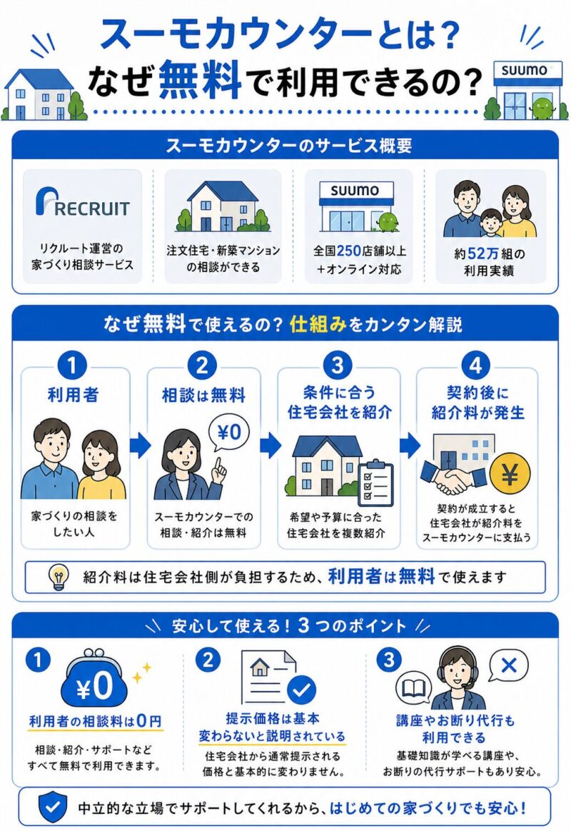スーモカウンターの概要と無料で利用できる仕組み